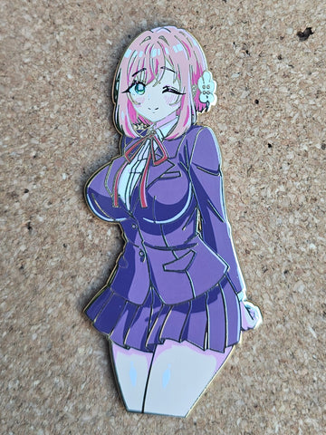 In Hand Minty Waifus: Pink Hair School Gurl