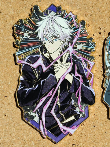 IN HAND Husbando: White Hair Purple