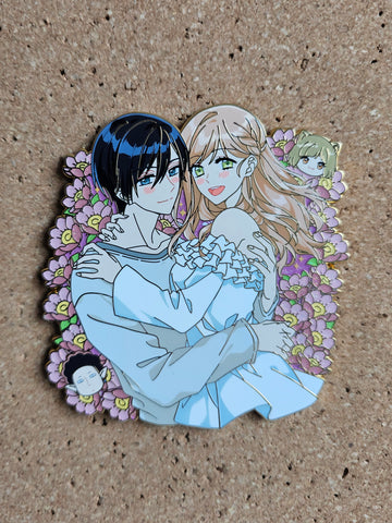 In Hands Anime Couple: Gamers