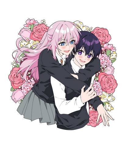 PREORDER Anime Couple: Pink Hair